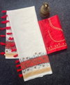 MG 469 Plain Linen Digital Printed Designer Sarees Wholesale Price In Surat